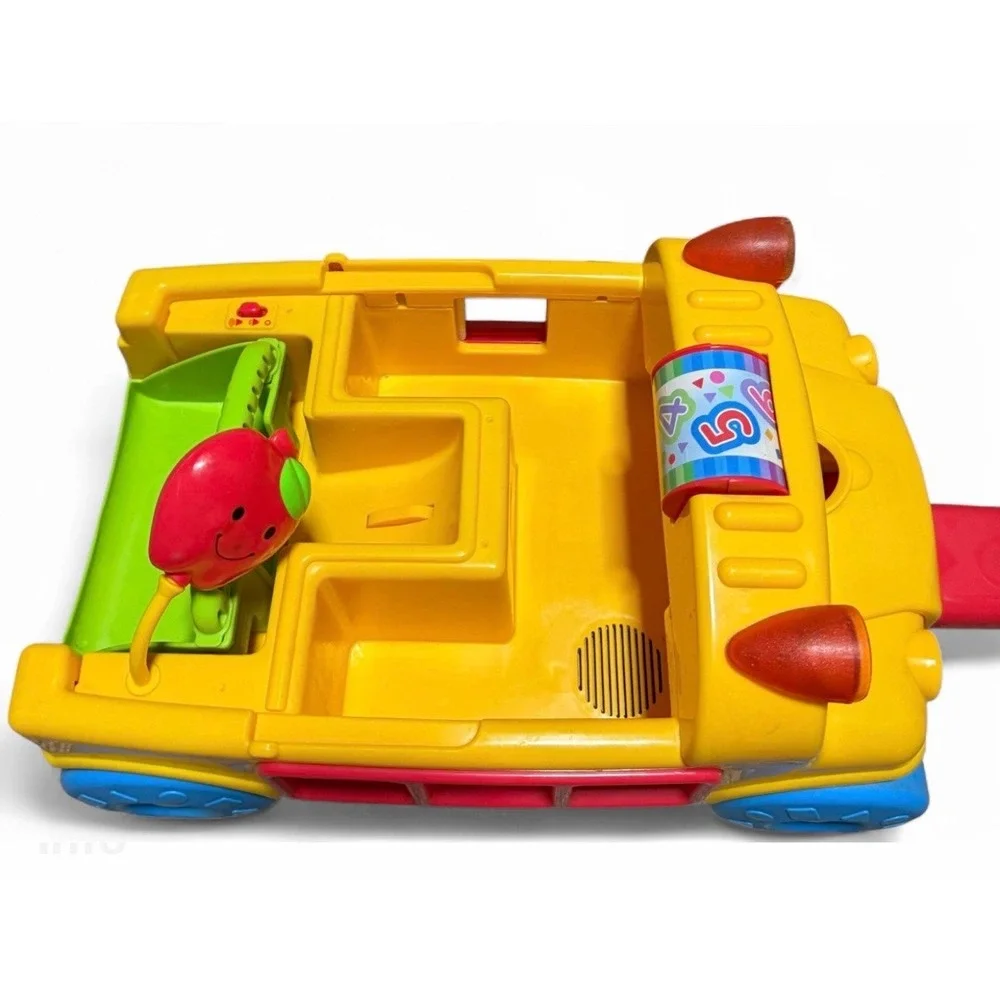 Fisher Price Peek-a-Blocks Sort & Roll School Bus H6430 2005 + 8 Blocks